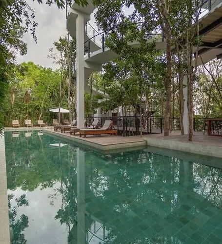 Chic Townhouse With Private Pool And Rooftop View Tulum