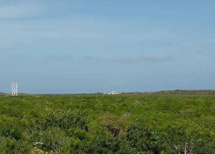 Hébergement de vacances Chic Townhouse With Private Pool And Rooftop View Tulum